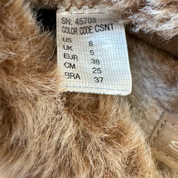 Skechers Brown Black Fuzzy inside Fortress Clog Slipper Shoes Women's 8 - Picture 11 of 11